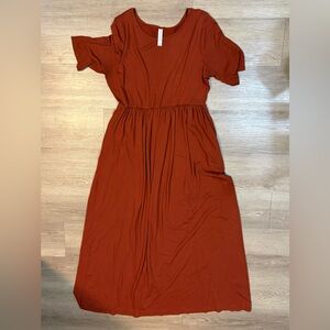 Zenana Outfitters Terracotta Maxi Dress